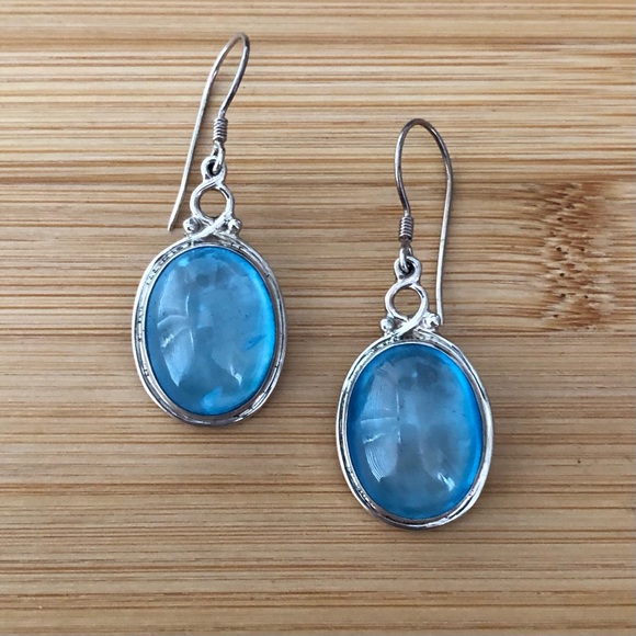 $42 Sajen Designer Estate Earrings Sterling Marked Sajen 925 ID - Picture 3 of 3